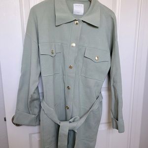 Sandro coat in mint color, size 1